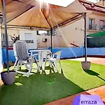 Casa Azul En El Centro De Boliches 펜션
