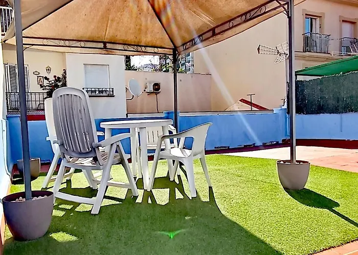 Casa Azul En El Centro De Boliches Casa de Férias